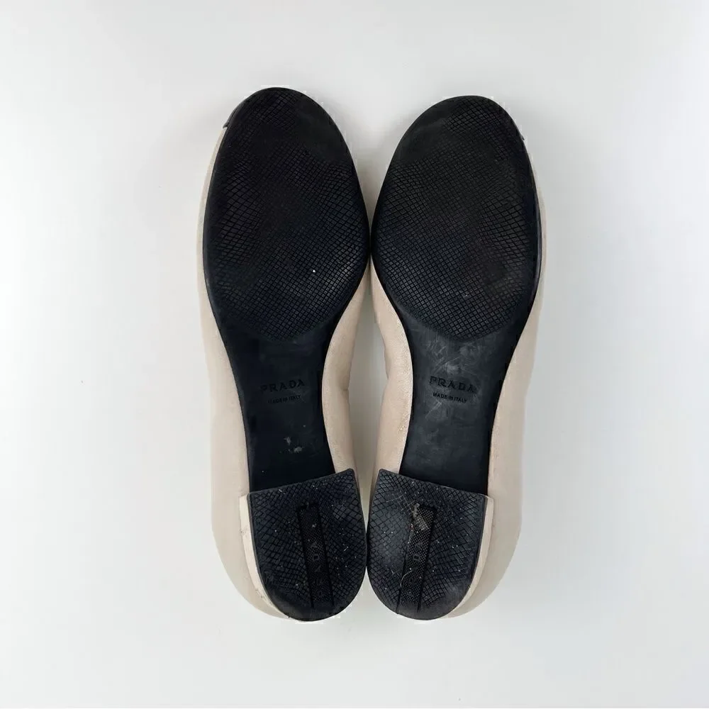 Prada Round Toe Patent Leather Ballet Flats Sz 36 - Picture 11 of 11